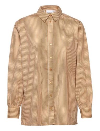 Slfreka Ls Striped Shirt W Tops Shirts Long-sleeved Multi/patterned Se...