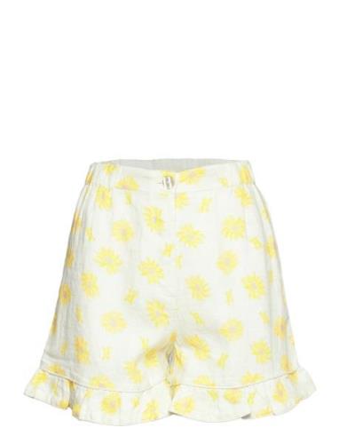 Mira Shorts Bottoms Shorts Casual Shorts Yellow Helmstedt
