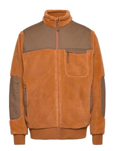 Kayson Teddy Rib Zip Jacket Tops Sweat-shirts & Hoodies Fleeces & Midl...