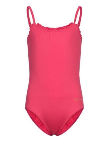 Swimsuit Baddräkt Badkläder Pink Sofie Schnoor Young