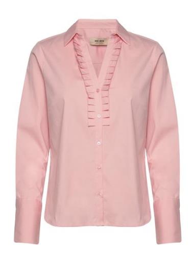 Sybel Ls Shirt Tops Shirts Long-sleeved Pink MOS MOSH