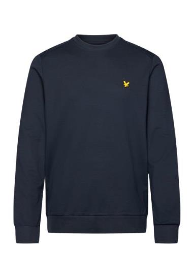 Lyle & Scott Sport Crew Neck Fly Fleece Marinblå