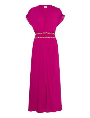 Dante6 D6Imperia Bohemian Maxi Dress Rosa