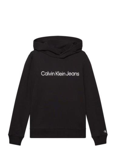 Calvin Klein Inst. Logo Reg. Terry Hoodie Svart