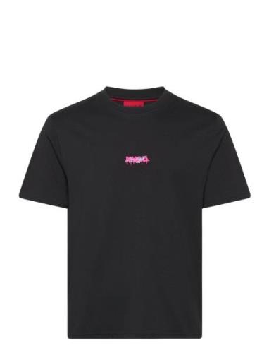 Dindion Designers T-shirts Short-sleeved Black HUGO