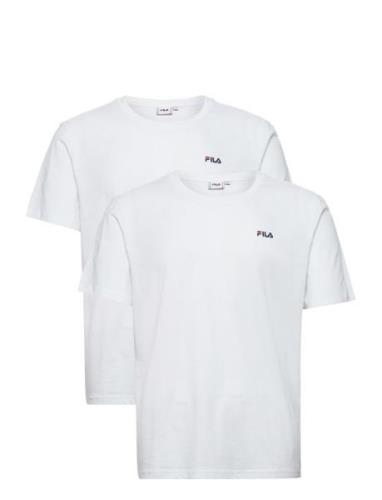 Brod Tee / Double Pack Sport T-shirts Short-sleeved White FILA