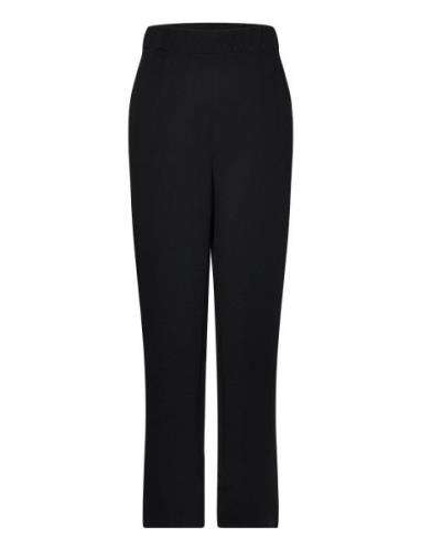 Carbetty Elawaist Straight Pant Jrs Bottoms Trousers Straight Leg Blac...