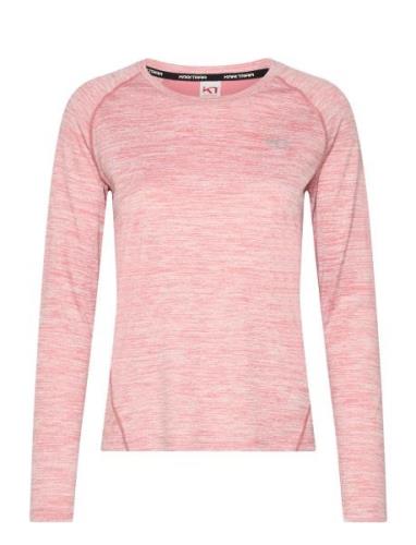 Emily Long Sleeve Sport T-shirts & Tops Long-sleeved Pink Kari Traa