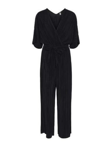 YAS Yasolinda Ss Ankle Jumpsuit S. Noos Svart