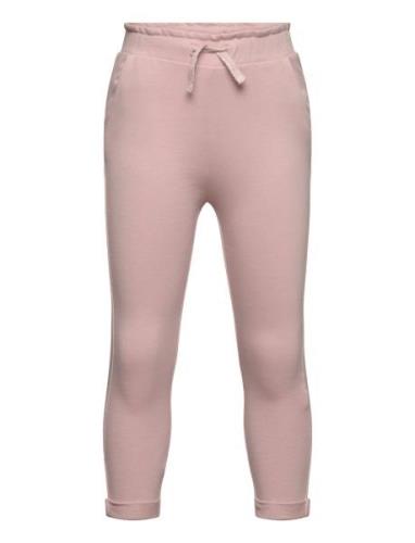Cotton Jogger-Style Trousers Bottoms Sweatpants Pink Mango