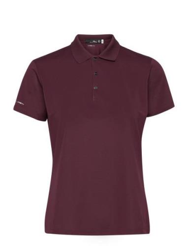 Ralph Lauren Golf Piqué Polo Shirt Burgundy