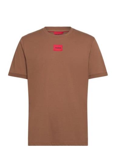 Diragolino212 Designers T-shirts Short-sleeved Orange HUGO
