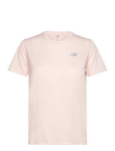 Athletics T-Shirt Sport T-shirts & Tops Short-sleeved Pink New Balance