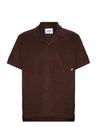 Mays Towel Shirt Designers Shirts Short-sleeved Brown Woodbird