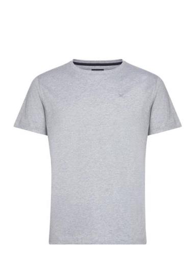 Pima Cotton Tee Tops T-shirts Short-sleeved Grey Hackett London