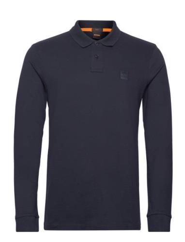 Passerby Tops Polos Long-sleeved Blue BOSS