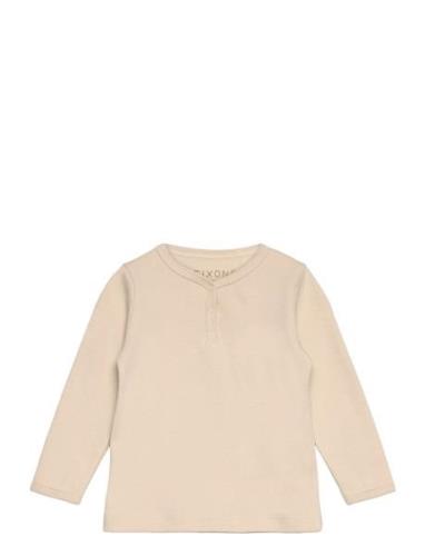 Fixoni Blouse Ls - Solid Kräm