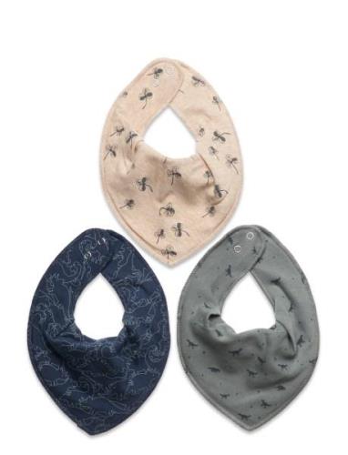 Fixoni Bandana Bibs 3-Pack Multi/patterned