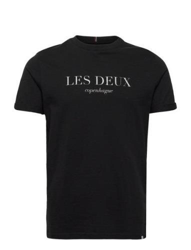 Amalfi T-Shirt Tops T-shirts Short-sleeved Black Les Deux