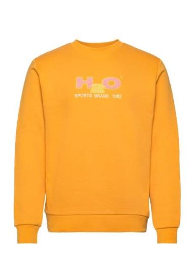 Logo Sweat O'neck Tops Sweat-shirts & Hoodies Sweat-shirts Orange H2O