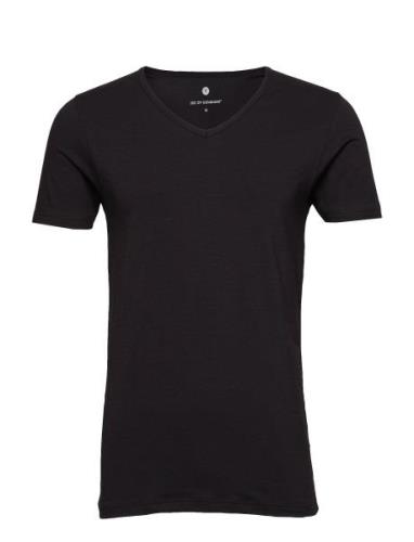 Jbs Of Dk T-Shirt V-Neck Tops T-shirts Short-sleeved Black JBS Of Denm...