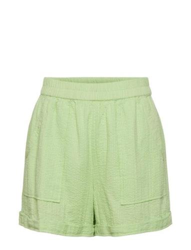 Pckiana Hw Shorts Bc Bottoms Shorts Casual Shorts Green Pieces