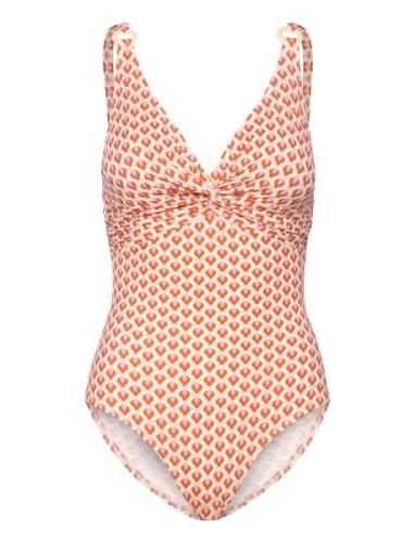 Lucca Swimsuit Baddräkt Badkläder Pink Missya