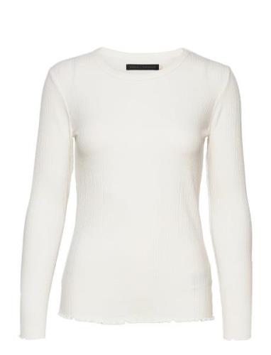 Candacekb Ck Ls Tops T-shirts & Tops Long-sleeved White Karen By Simon...