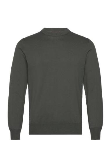 Valter Roundneck Designers Knitwear Round Necks Grey Oscar Jacobson