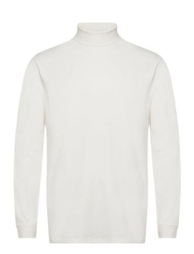 Onsthor Reg Roll Neck Tops T-shirts Long-sleeved White ONLY & SONS