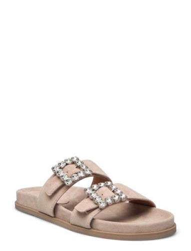 Sandals Platta Sandaler Beige Billi Bi