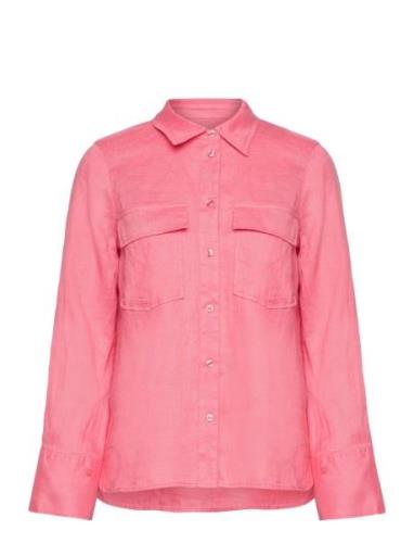 Cassidy Shirt Tops Shirts Long-sleeved Pink Twist & Tango