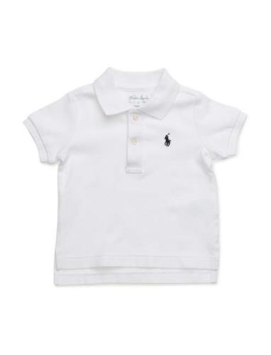 Ralph Lauren Baby Soft Cotton Polo Shirt Vit