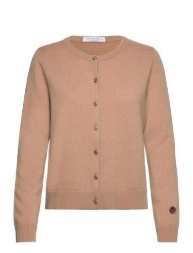 BUSNEL O-Neck Cardigan Beige