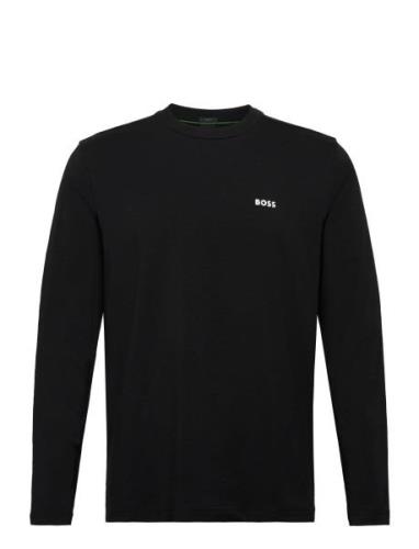 Tee Long Sport T-shirts Long-sleeved Black BOSS