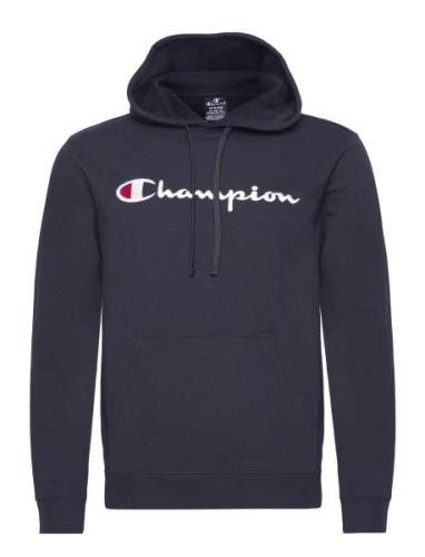 Champion Hooded Sweatshirt Marinblå