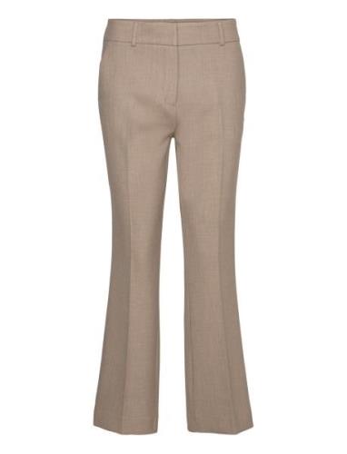 Clarafv Ankle Bottoms Trousers Flared Beige FIVEUNITS