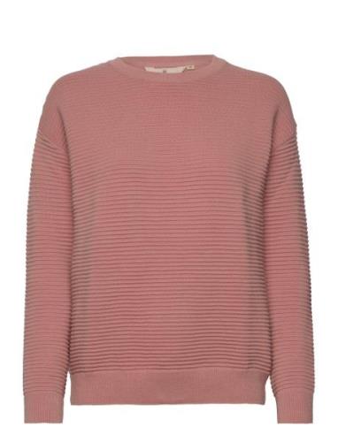 Ista - Organic Cotton Tops Knitwear Jumpers Pink Basic Apparel