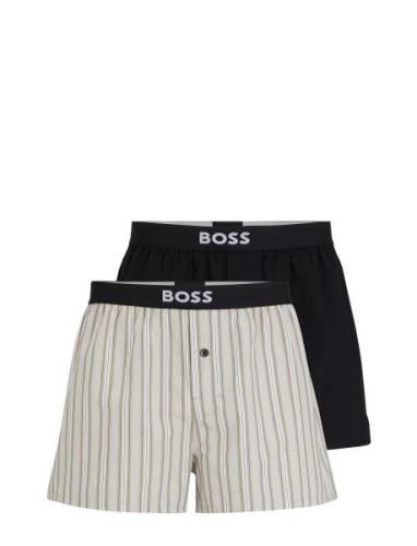 BOSS 2P Boxer Shorts Ew Beige