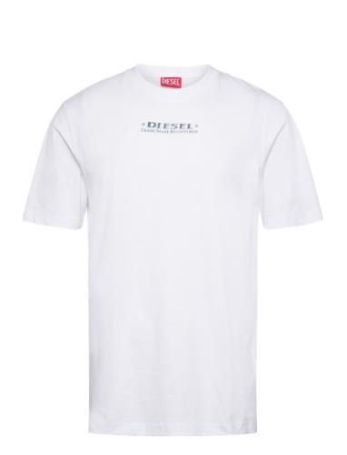 T-Just-L4 T-Shirt Tops T-shirts Short-sleeved White Diesel