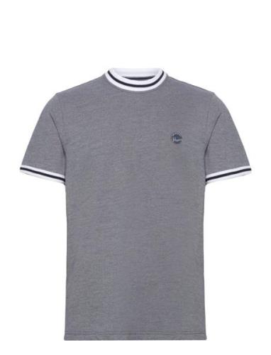 Micro Birdseye Pique Tops T-shirts Short-sleeved Blue Original Penguin