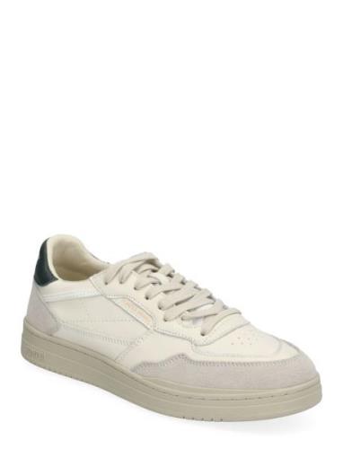 Elan Leather Ecru Jasper Låga Sneakers White Pompeii