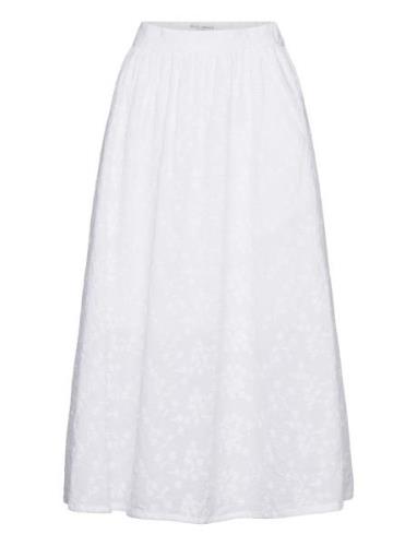 Lindex Skirt Fiona Embroidery Vit