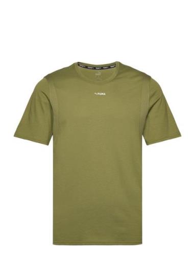 Puma Fit Triblend Ultrabreathe Tee Sport T-shirts Short-sleeved Green ...