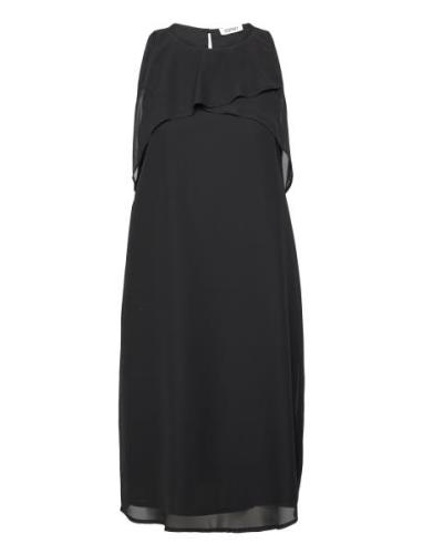 Dresses Light Woven Kort Klänning Black Esprit Casual