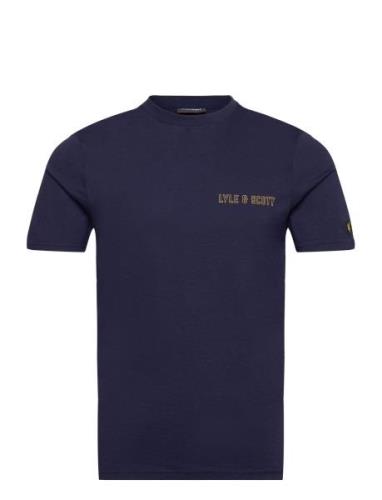 Lyle & Scott Collegiate T-Shirt Marinblå