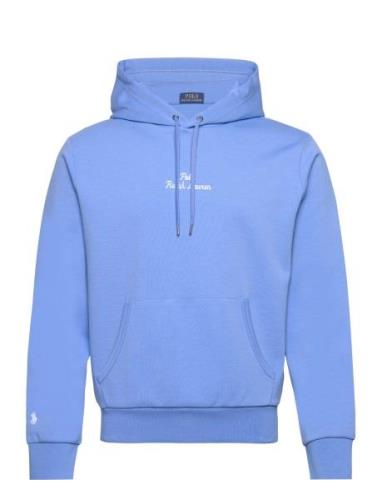 Polo Ralph Lauren Logo Double-Knit Hoodie Blå