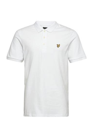 Lyle & Scott Plain Polo Shirt Vit