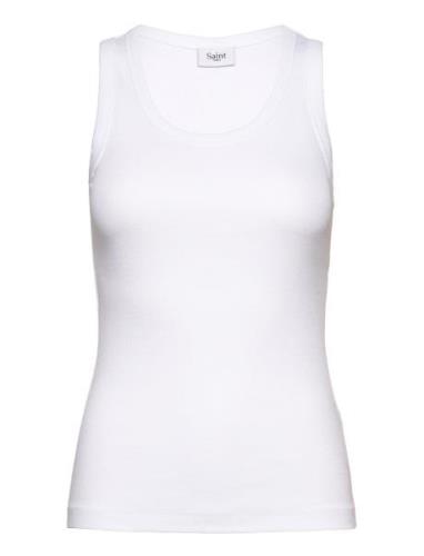 Astersz Tank Top Tops T-shirts & Tops Sleeveless White Saint Tropez
