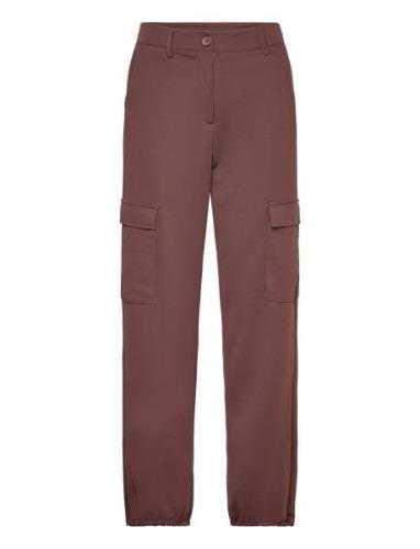 Sc-Siham Bottoms Trousers Cargo Pants Brown Soyaconcept